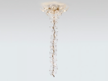 NENUFAR WATER LILY MEDIUM - LED handmade bronze ceiling lamp by Serip