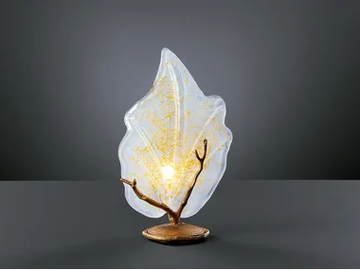OUTONO HAMAMELIS - Handmade bronze table lamp by Serip