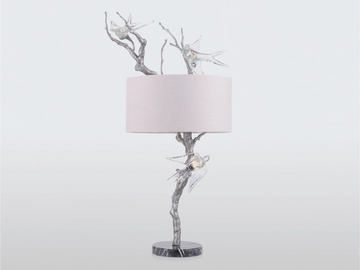 VOA PLIÉ LARGE - LED handmade bronze table lamp by Serip