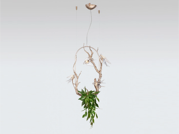 VOA UTOPIA LARGE & NEST - LED handmade bronze pendant lamp by Serip