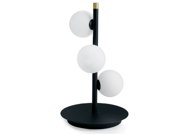 POMÌ 3 - Table lamp in metal and opal glass by Sforzin