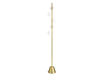 POMÌ - Floor lamp in metal and opal glass by Sforzin