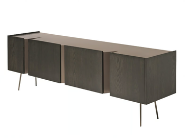 DEEP - Wooden sideboard with doors by Shake
