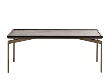 JOY - Rectangular wooden coffee table for living room by Shake