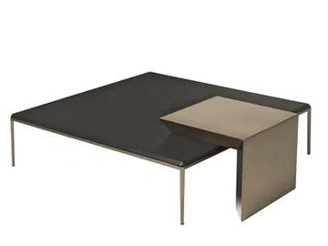 NEW YORK - Square wooden coffee table by Shake