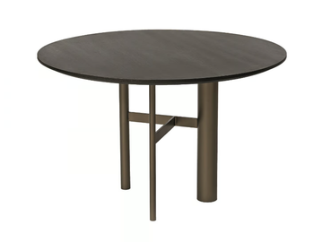 PARK - Round wooden dining table by Shake