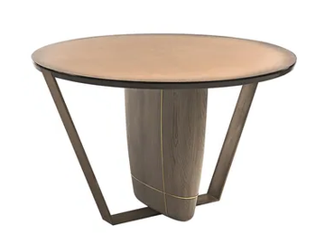 WOOP - Round wooden dining table by Shake
