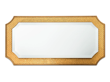 BORGIA - Framed glass mirror with integrated lighting by Sicis
