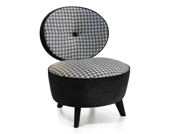 CORNEILLE - Upholstered fabric easy chair by Sicis