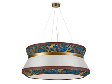 DAN - Fabric pendant lamp by Sicis
