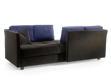 DOUBLE - 2 seater fabric sofa by Sicis