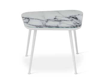 FILICUDI - Aluminum garden coffee table with Vetrite top by Sicis