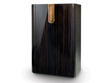 FLUXUS - Ebony highboard with integrated lighting by Sicis