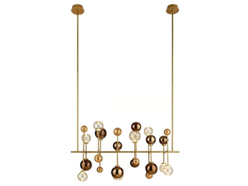 FLUXUS - Glass chandelier by Sicis