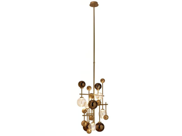 FLUXUS - Glass pendant lamp by Sicis
