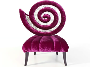 KUNDALINI - Medallion velvet armchair by Sicis