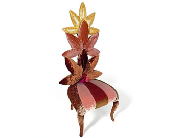 LEAVES - Fabric chair high-back by Sicis