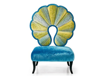 LOTUS - Fabric armchair by Sicis