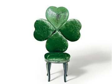 LUCKY CHARM - Fabric chair high-back by Sicis
