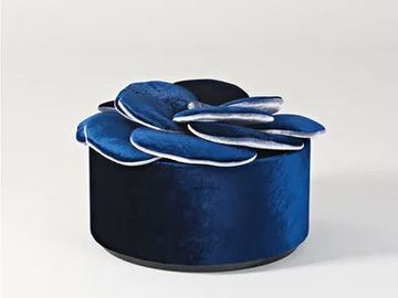 MIGNON - Upholstered pouf by Sicis