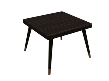 PEGGY - Square ebony coffee table by Sicis