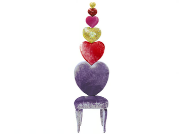 SEDIA DI FIDANZAMENTO - Upholstered velvet chair high-back by Sicis