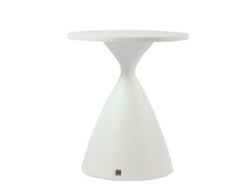 HIPS - Round aluminium garden side table by Sifas