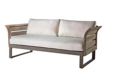KOMFY - 2 seater teak garden sofa by Sifas