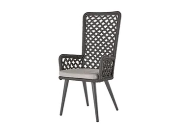 RIVIERA - Garden chair high-back with armrests by Sifas