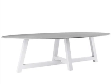 RIVIERA - Oval ceramic garden table by Sifas