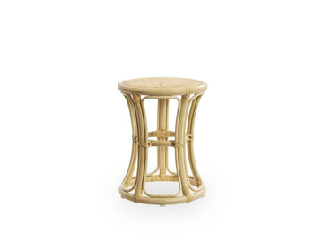 BELLA - Low rattan stool by Sika Design