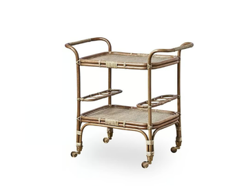 CARLO - Rattan food trolley by Sika Design