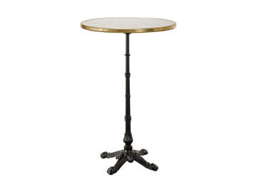 LYON - Marble and cast iron high table by Sika Design