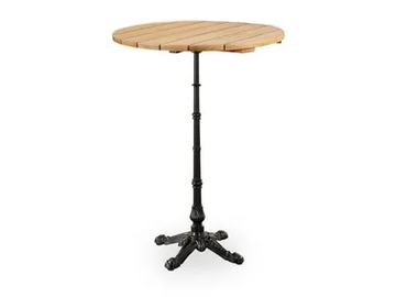 LYON - Teak and cast iron high table by Sika Design