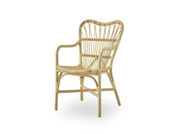 MARGRET - Rattan chair with armrests by Sika Design