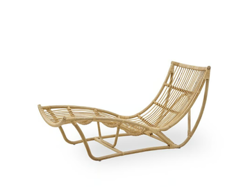 MICHELANGELO - Rattan chaise longue by Sika Design