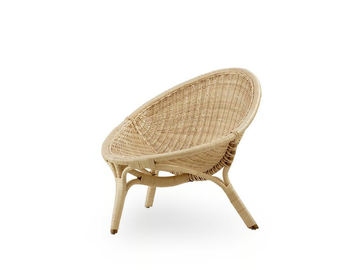 RANA - Rattan armchair with armrests by Sika Design