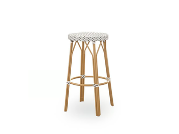 SIMONE - High aluminium and ArtFibre garden stool by Sika Design
