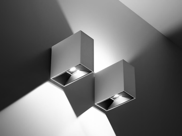 APPLY - LED wall-mounted die cast aluminium Outdoor spotlight by SIMES