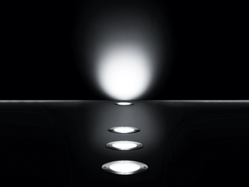 COMPACT - LED die cast aluminium steplight by SIMES