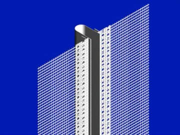 Expansion joints - PVC Edge protector by Siniat