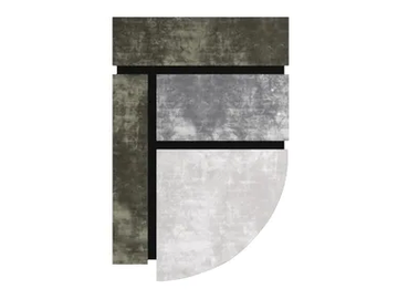 ISLAND PEPE NERO - Hand-tufted rug in bamboo and wool by Sirecom Tappeti