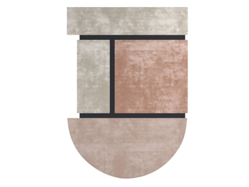 ISLAND ZENZERO - Hand-tufted rug in bamboo and wool by Sirecom Tappeti