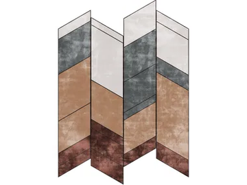 TANGRAM CATHEDRAL - Hand-tufted rug by Sirecom Tappeti