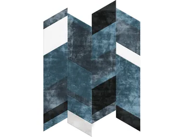 TANGRAM SEA - Hand-tufted rug by Sirecom Tappeti