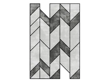 TANGRAM STONE - Hand-tufted rug by Sirecom Tappeti