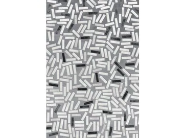 TERRAZZO DEEP BLUE - Custom handmade wool rug by Sirecom Tappeti