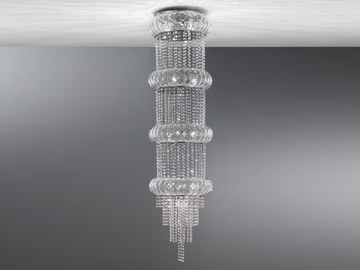 CASCATA SS 379 - Murano glass pendant lamp by Siru