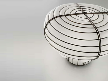 CHAPEAU MT 433 - Murano glass table lamp by Siru
