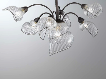 CHIOCCIOLA MS 244 - Murano glass chandelier by Siru